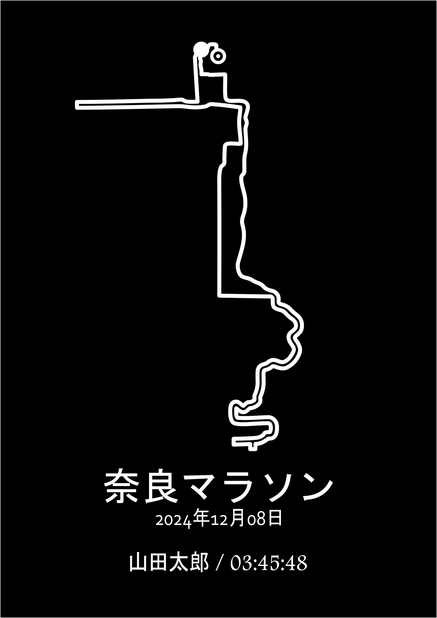 Nara Marathon Poster