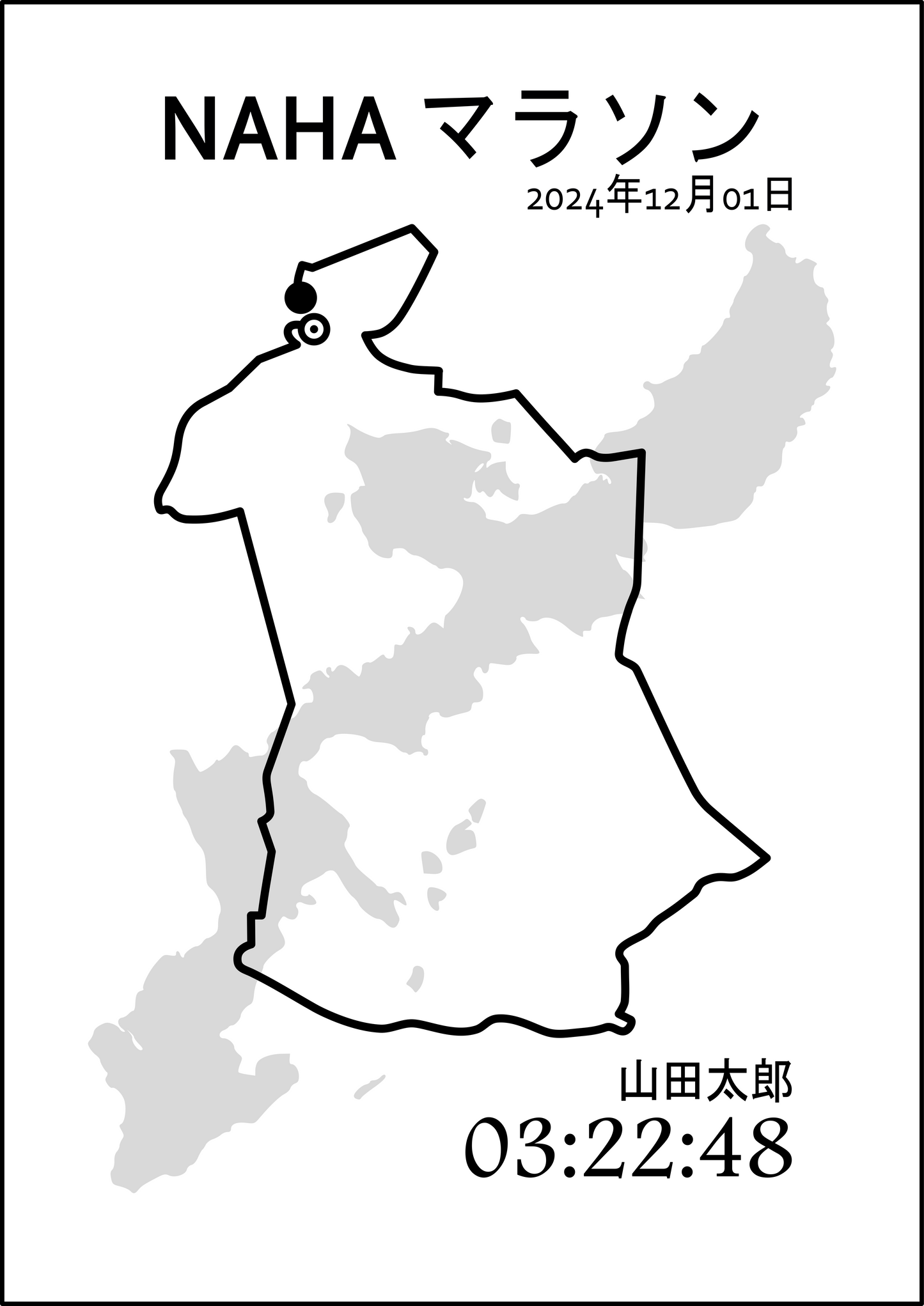 Naha Marathon Poster