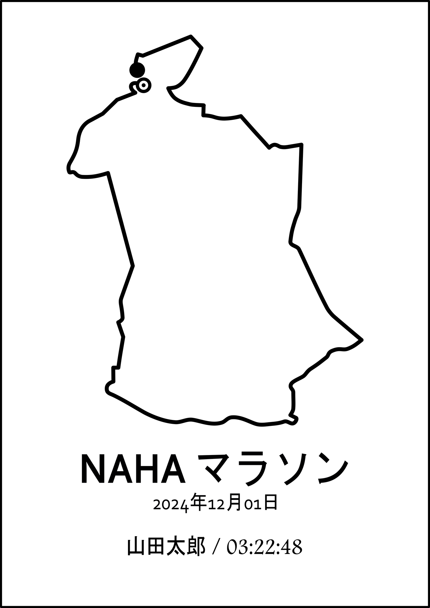 Naha Marathon Poster