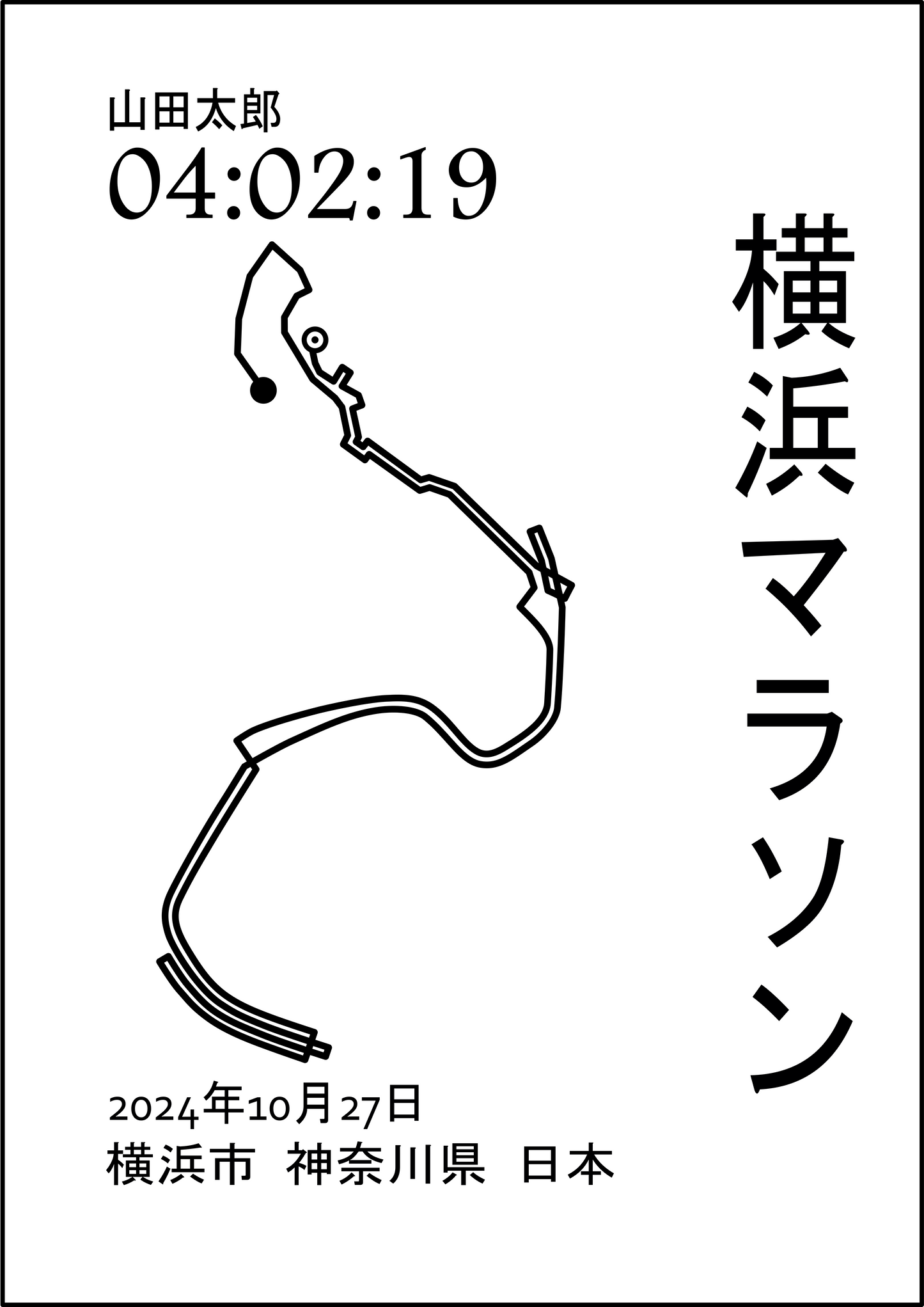 Yokohama Marathon Poster