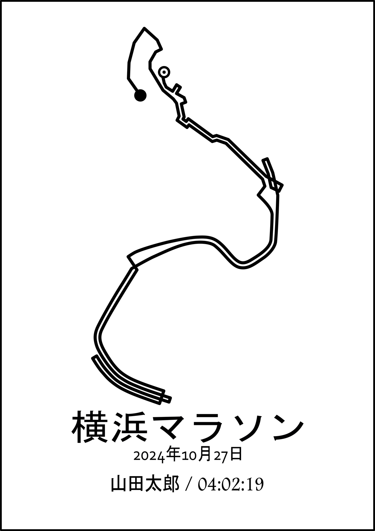 Yokohama Marathon Poster
