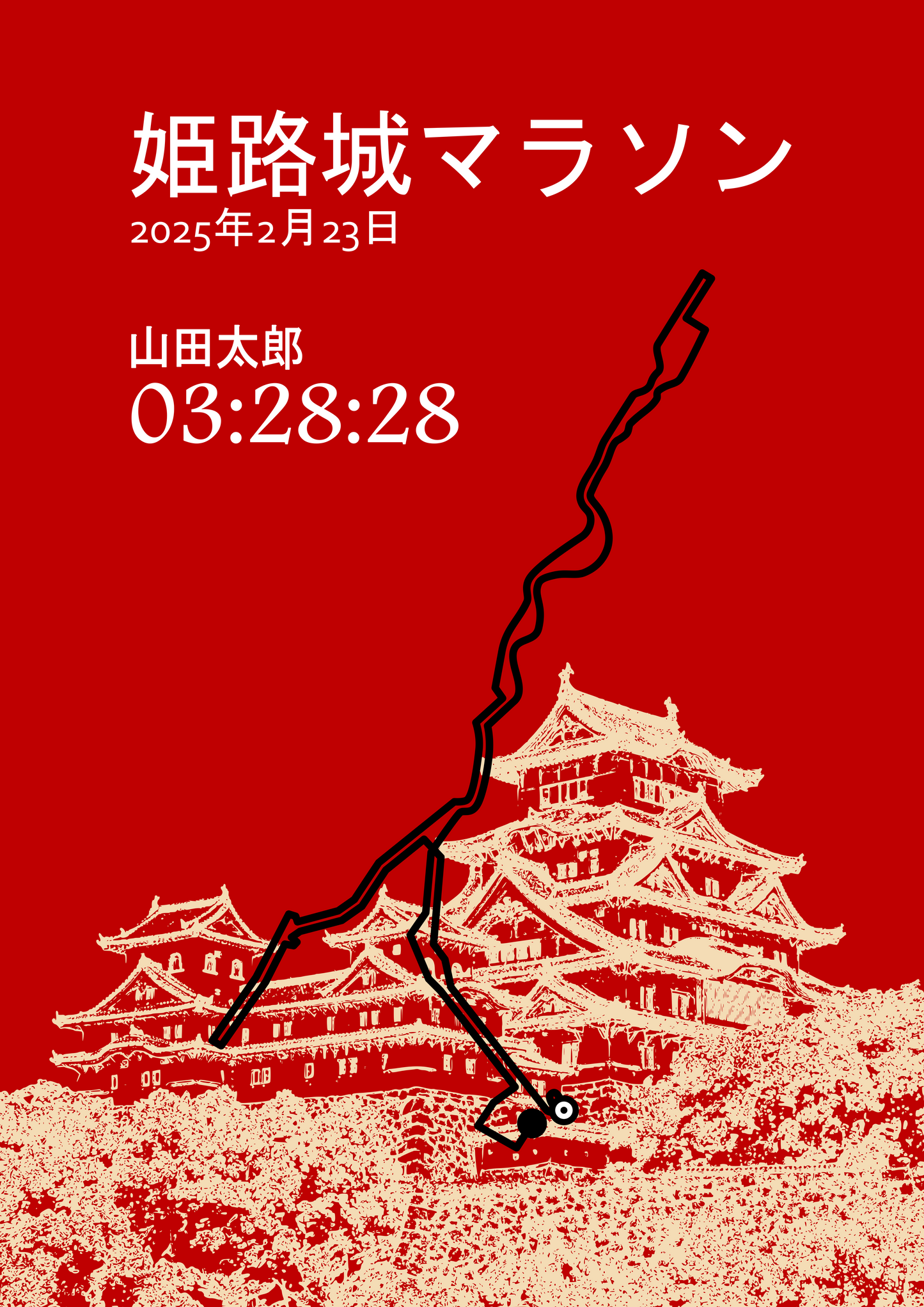 姫路マラソン 城編