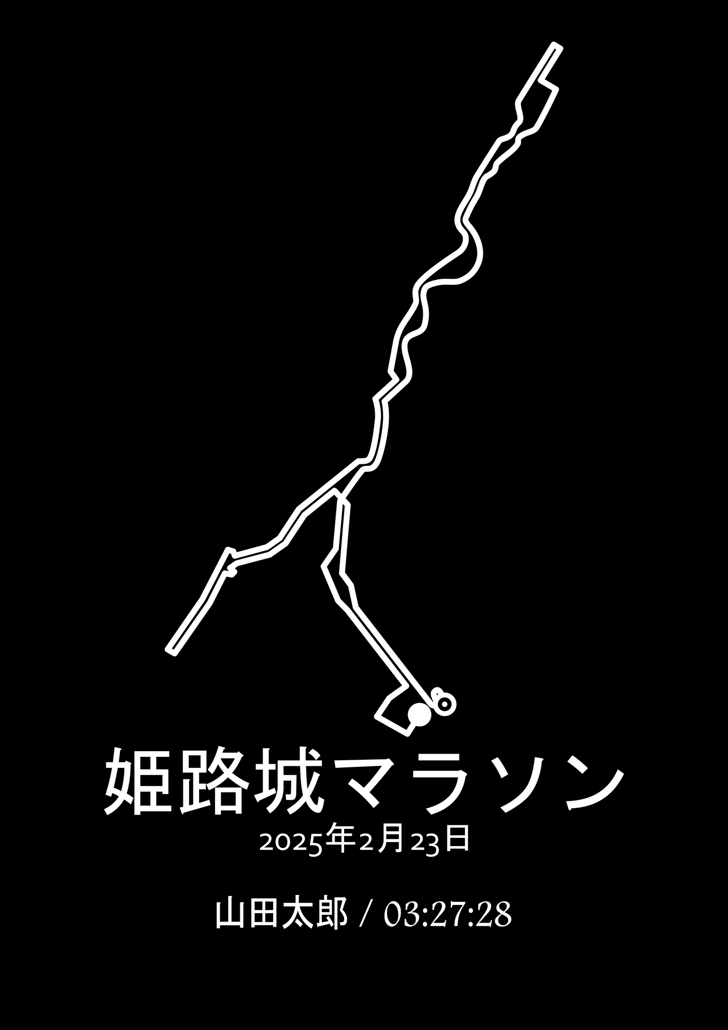 姫路マラソンポスター