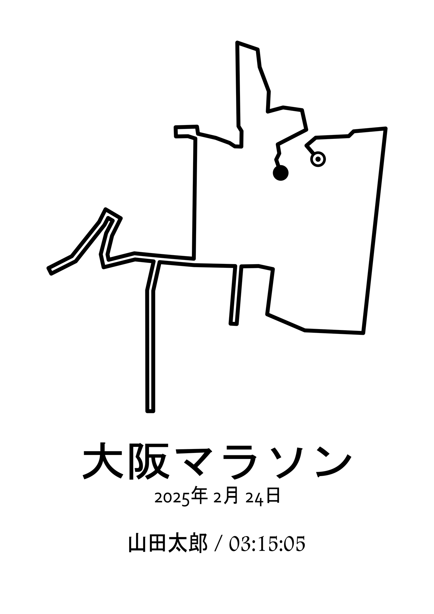 大阪マラソンポスター