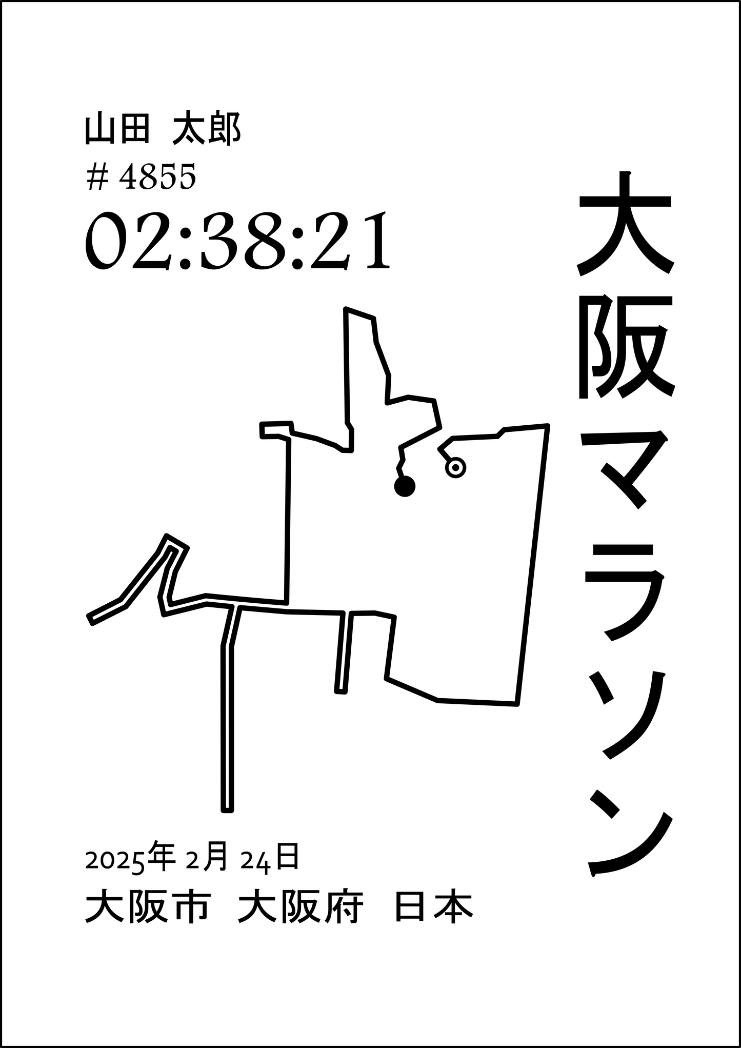 大阪マラソンポスター
