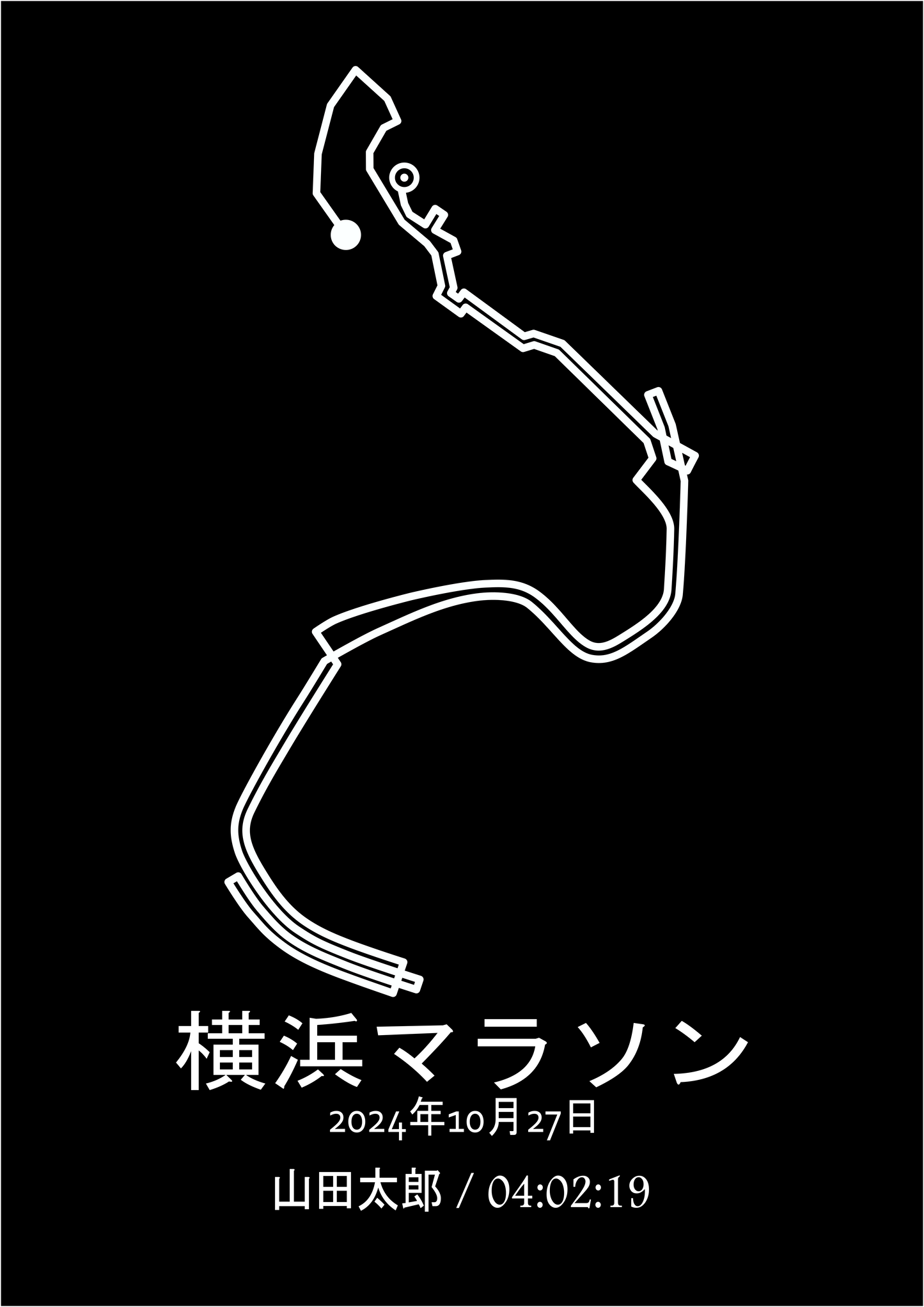 Yokohama Marathon Poster